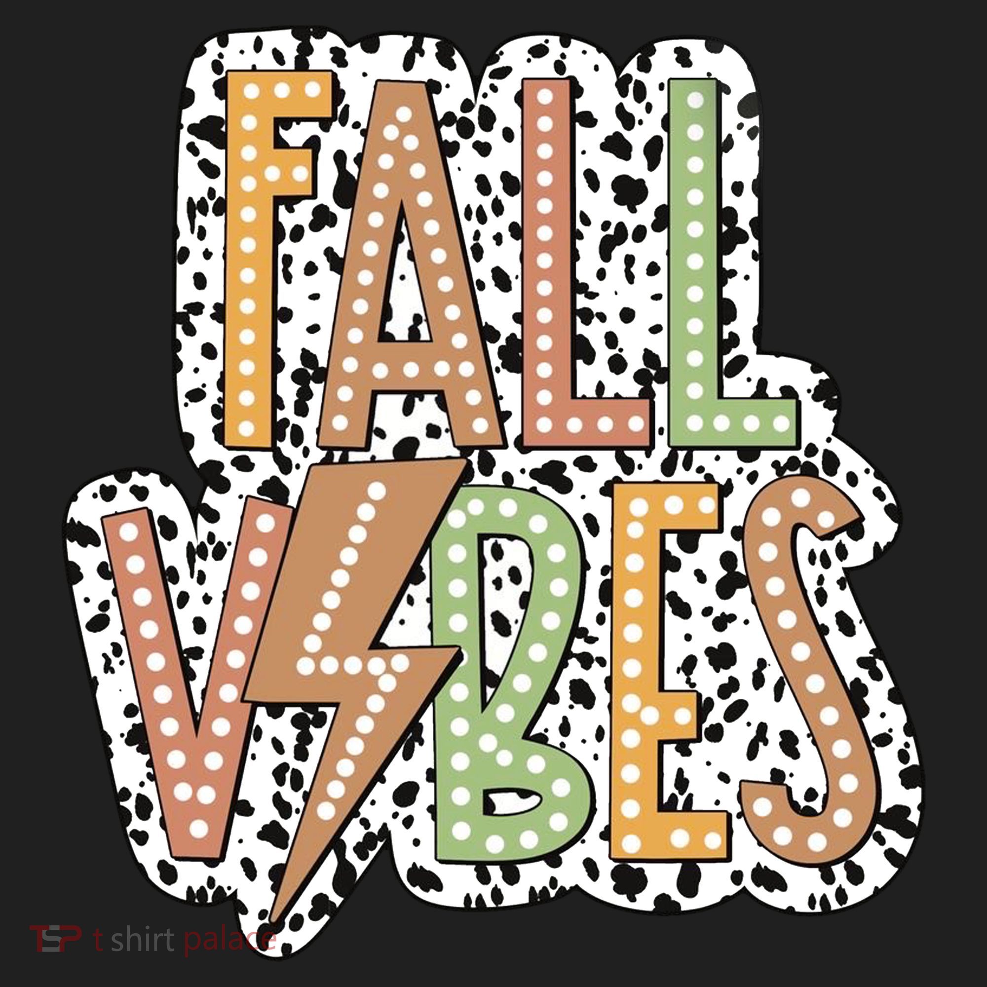Fall Vibes Retro Autumn Patterns Beanie