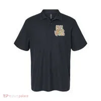 Fall Vibes Retro Autumn Patterns Polo thumb 0