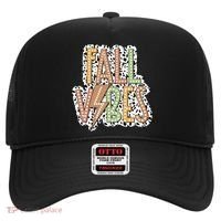 Fall Vibes Retro Autumn Patterns Hat thumb 0