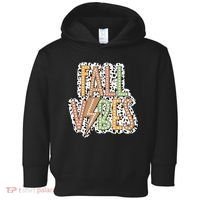 Fall Vibes Retro Autumn Patterns Toddler Hoodie thumb 0