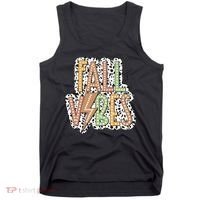 Fall Vibes Retro Autumn Patterns Tank Top thumb 0