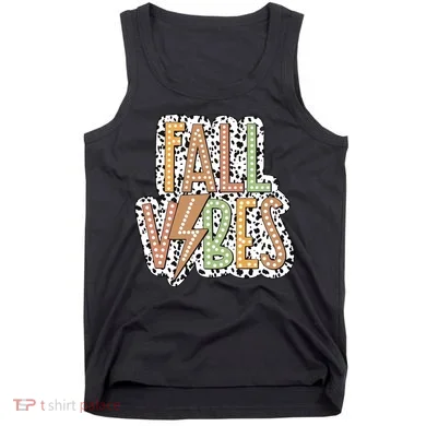 Fall Vibes Retro Autumn Patterns Tank Top