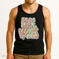 Fall Vibes Retro Autumn Patterns Tank Top thumb 3