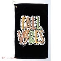 Fall Vibes Retro Autumn Patterns Golf Towel thumb 0