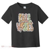 Fall Vibes Retro Autumn Patterns Toddler T-Shirt thumb 0