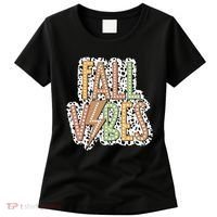 Fall Vibes Retro Autumn Patterns Women's T-Shirt thumb 0