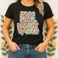 Fall Vibes Retro Autumn Patterns Women's T-Shirt thumb 2