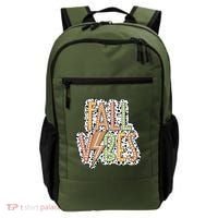 Fall Vibes Retro Autumn Patterns Backpack thumb 0