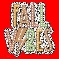 Fall Vibes Retro Autumn Patterns Santa Hat thumb 1