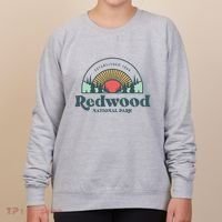 Family Vacation Retro Redwood National Park Women's Sweatshirt thumb 0