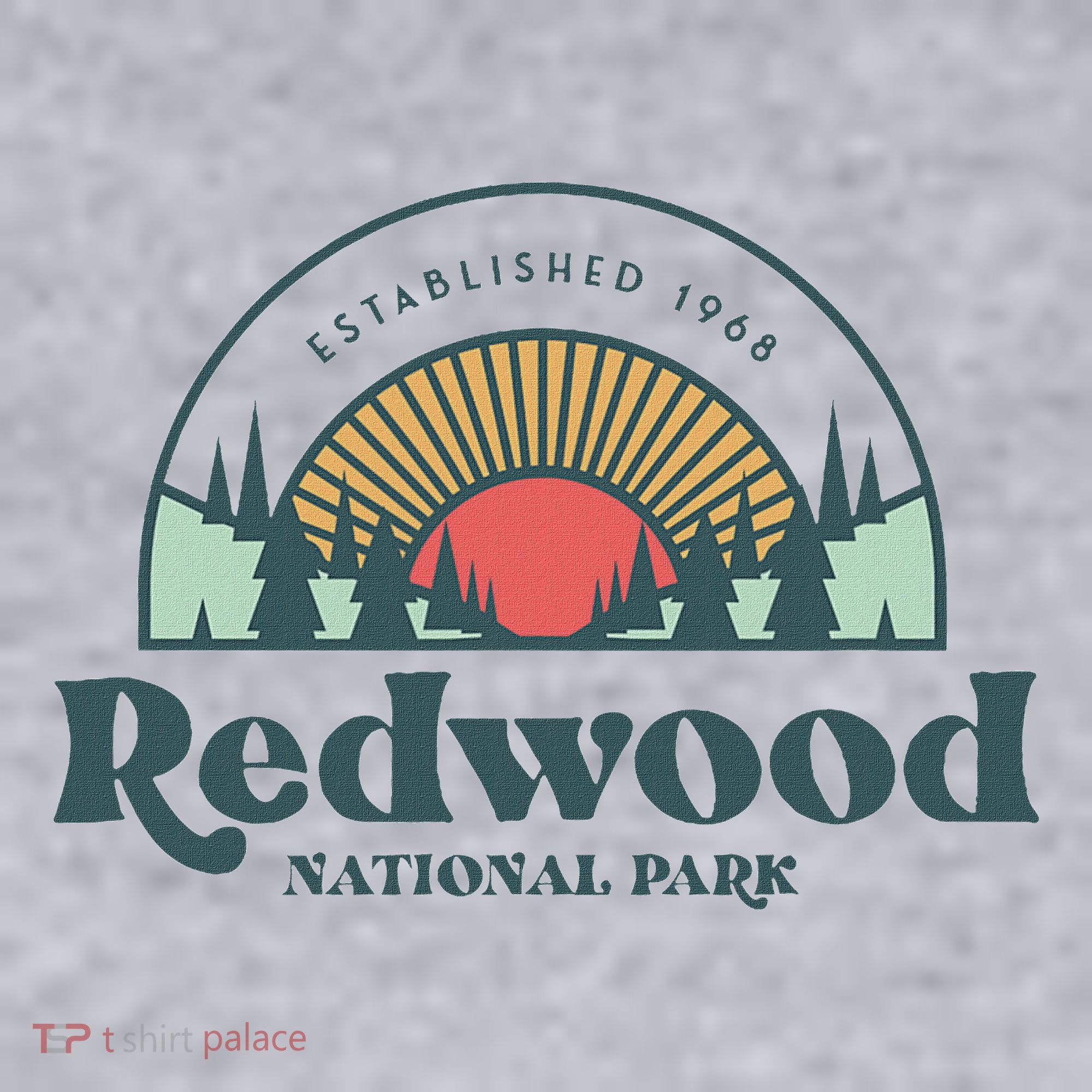 Family Vacation Retro Redwood National Park Women's Sweatshirt