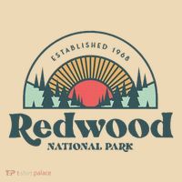 Family Vacation Retro Redwood National Park Tote Bag thumb 4