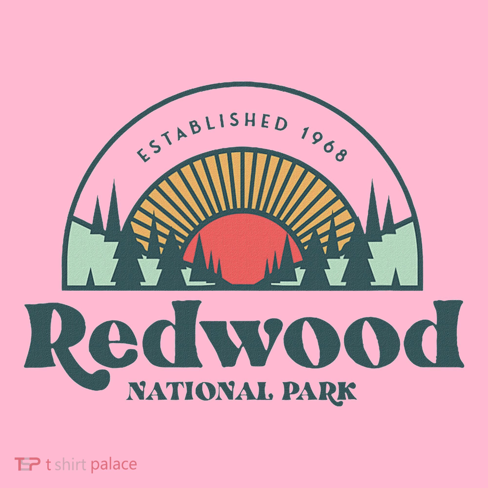 Family Vacation Retro Redwood National Park Coaster