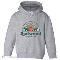 Family Vacation Retro Redwood National Park Toddler Hoodie thumb 0