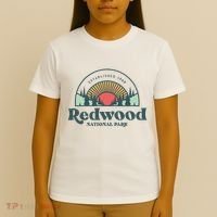 Family Vacation Retro Redwood National Park T-Shirt thumb 4