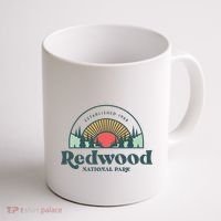 Family Vacation Retro Redwood National Park Coffee Mug thumb 1