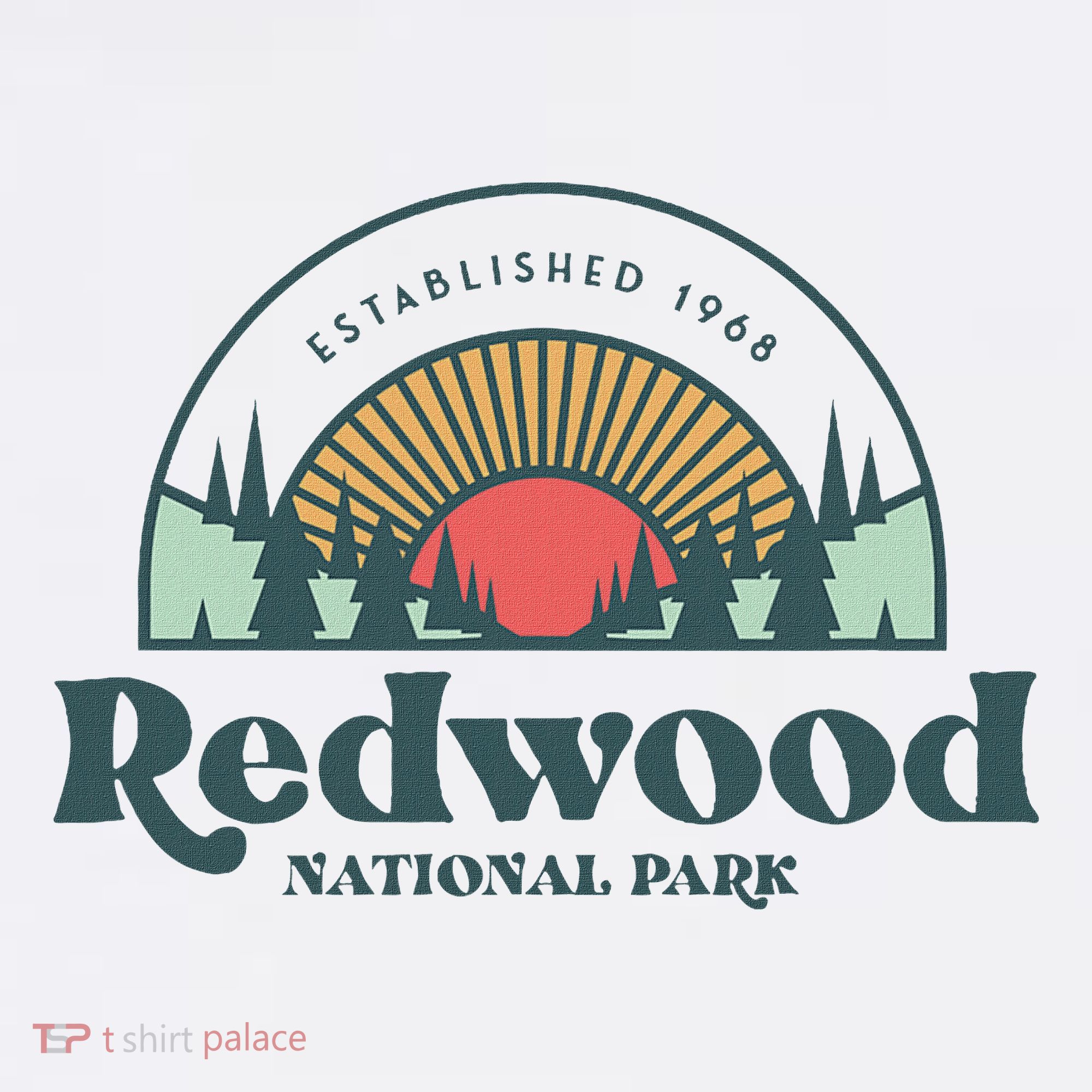 Family Vacation Retro Redwood National Park Women's Hoodie