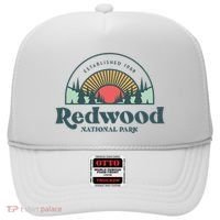 Family Vacation Retro Redwood National Park Hat thumb 0