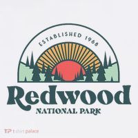 Family Vacation Retro Redwood National Park Toddler T-Shirt thumb 4