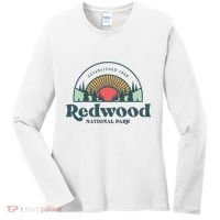 Family Vacation Retro Redwood National Park Women's Long Sleeve Shirt thumb 0