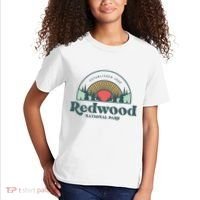 Family Vacation Retro Redwood National Park Kids T-Shirt thumb 2