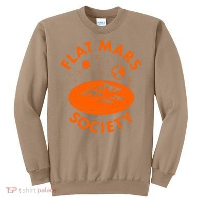 Funny Vintage Retro Flat Mars Society Sweatshirt