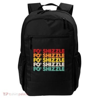 Funny Vintage Retro Fo' Shizzle Backpack