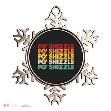 Funny Vintage Retro Fo' Shizzle Ornament