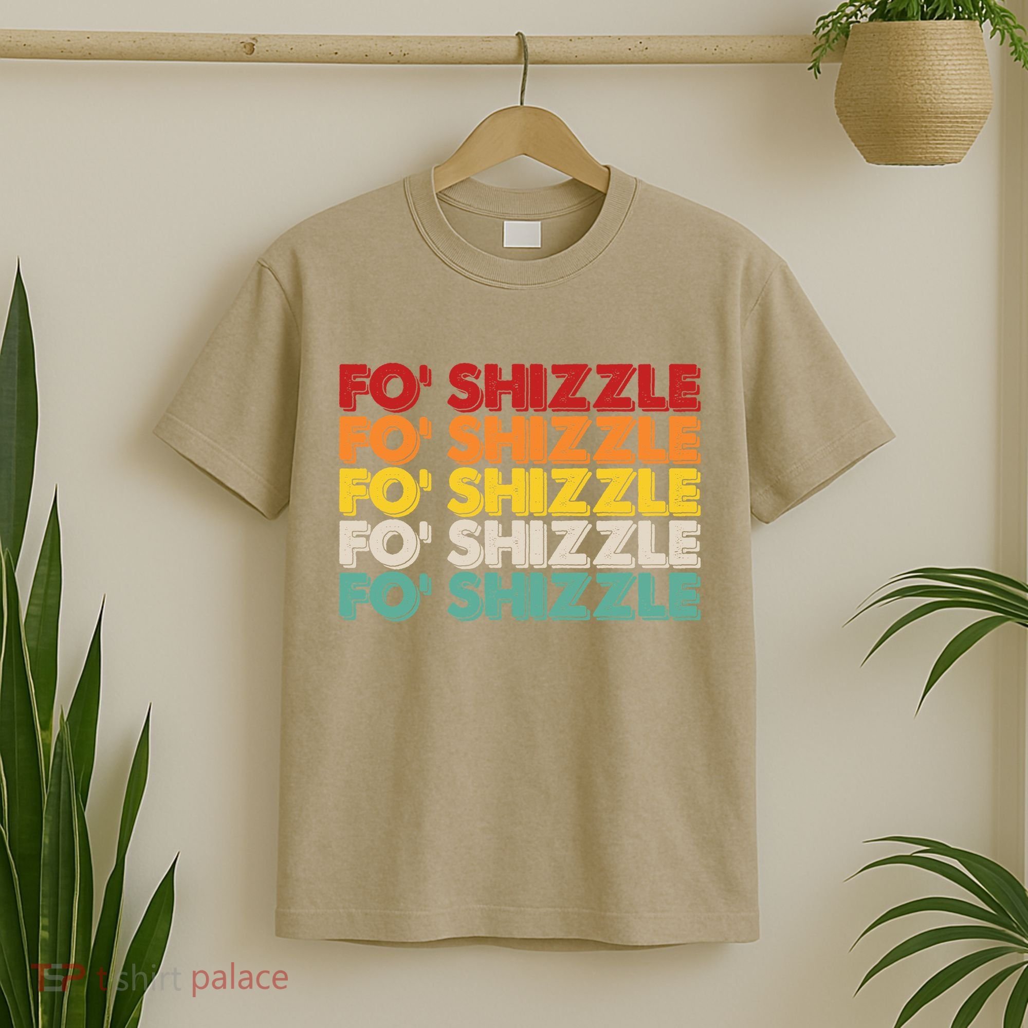 Funny Vintage Retro Fo' Shizzle T-Shirt