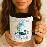 Family Vacation Retro Sunset Florida St Pete Beach Gift Coffee Mug thumb 3