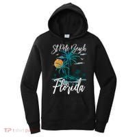 Family Vacation Retro Sunset Florida St Pete Beach Gift Women's Hoodie thumb 0