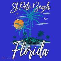 Family Vacation Retro Sunset Florida St Pete Beach Gift Visor thumb 3