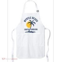 Family Vacation Retro Sunset South Carolina Myrtle Beach Apron thumb 0