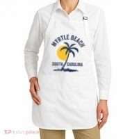 Family Vacation Retro Sunset South Carolina Myrtle Beach Apron thumb 2