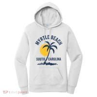 Family Vacation Retro Sunset South Carolina Myrtle Beach Women's Hoodie thumb 0