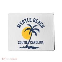 Family Vacation Retro Sunset South Carolina Myrtle Beach Mousepad thumb 0