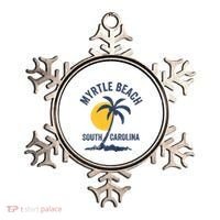 Family Vacation Retro Sunset South Carolina Myrtle Beach Ornament thumb 0