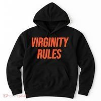 Funny Virginity Rules Funny Virgin Men Women Hoodie thumb 0