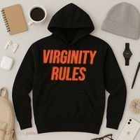 Funny Virginity Rules Funny Virgin Men Women Hoodie thumb 3