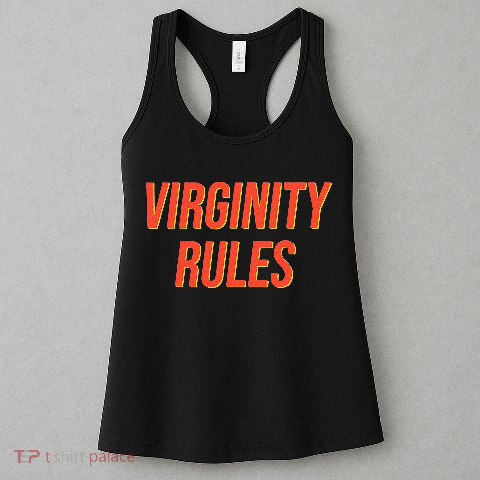 Funny Virginity Rules Funny Virgin Men Women Women's Tank Top