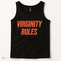Funny Virginity Rules Funny Virgin Men Women Tank Top thumb 2