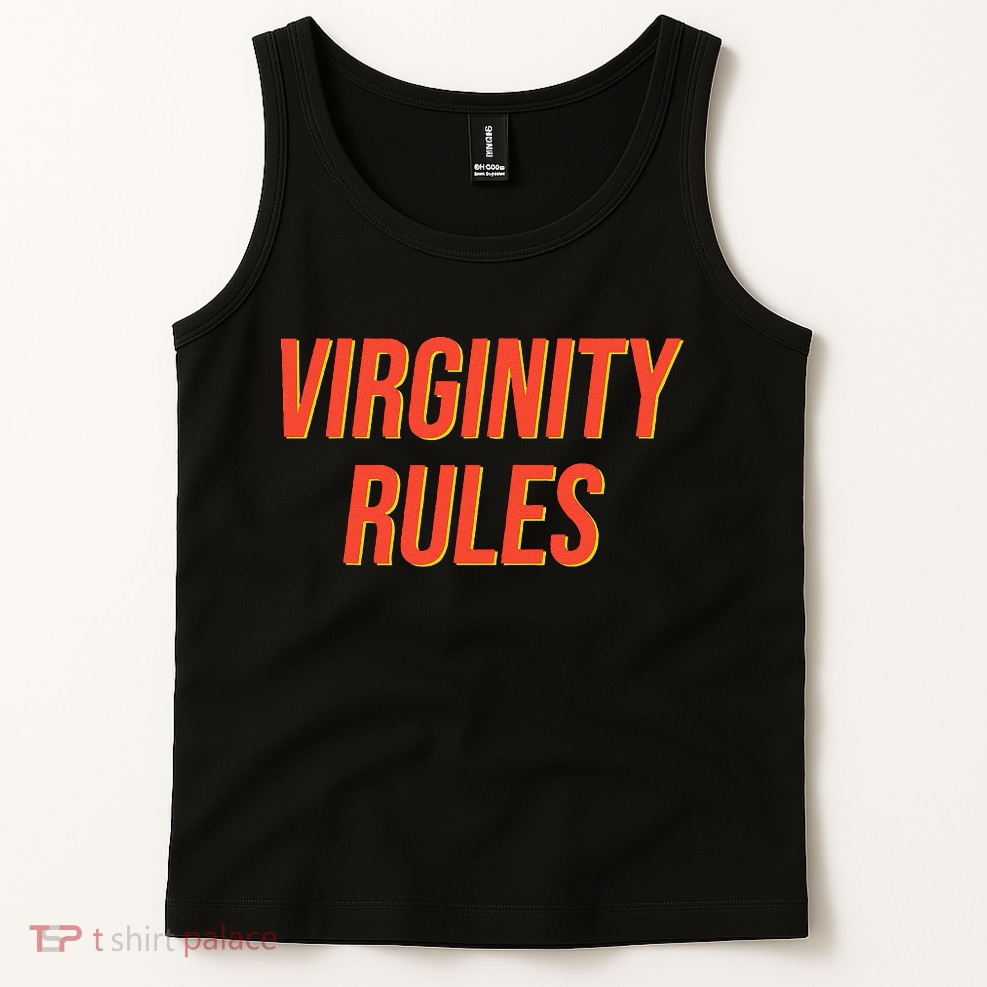 Funny Virginity Rules Funny Virgin Men Women Tank Top