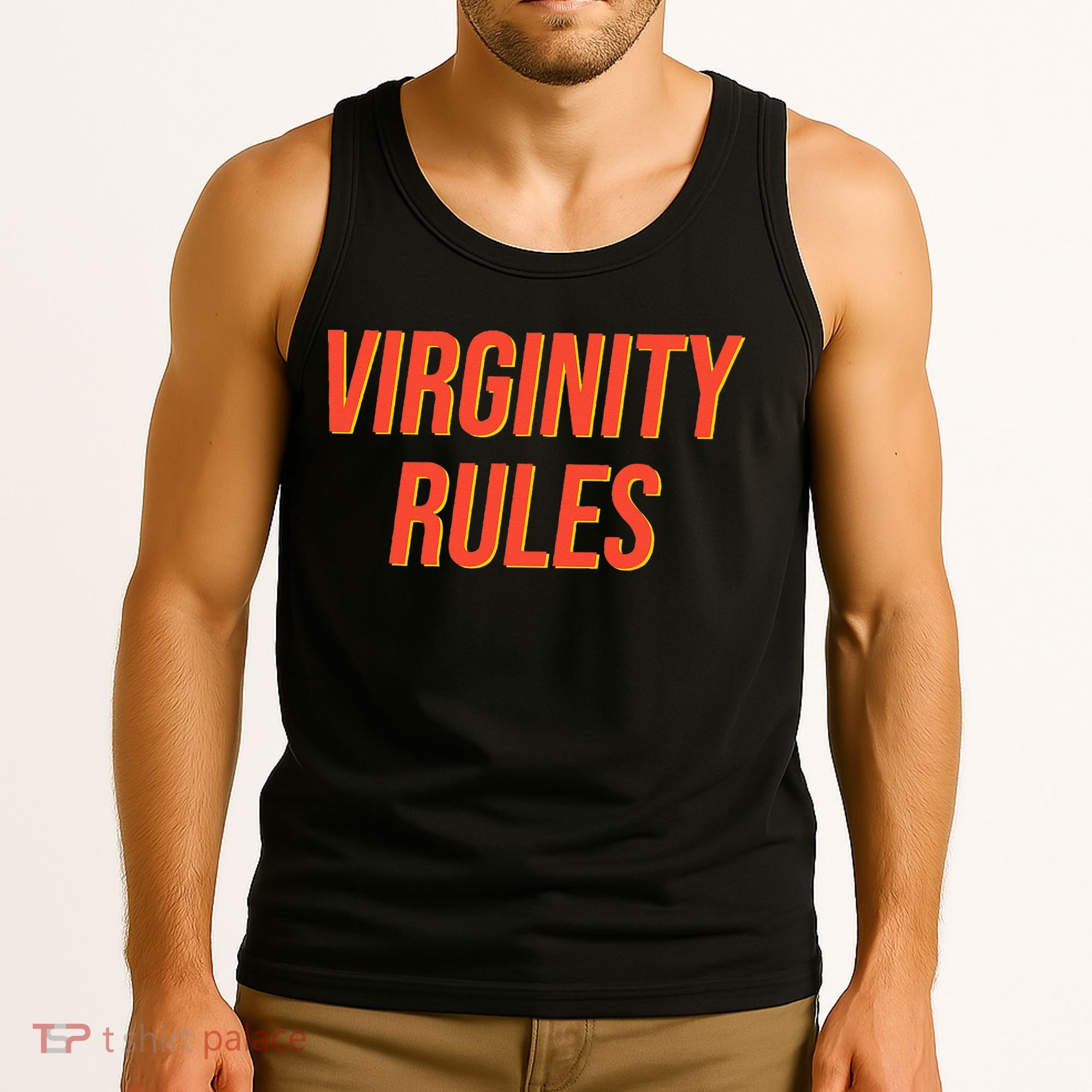 Funny Virginity Rules Funny Virgin Men Women Tank Top