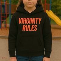 Funny Virginity Rules Funny Virgin Men Women Kids Hoodie thumb 3