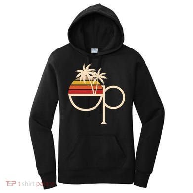 Funny Vintage Retro OP Ocean Pacific Logo Women's Hoodie