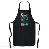 Family Vacation Retro Sunset Hawaii Kauai Apron thumb 0