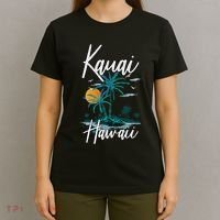 Family Vacation Retro Sunset Hawaii Kauai T-Shirt thumb 4