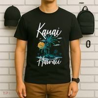 Family Vacation Retro Sunset Hawaii Kauai T-Shirt thumb 6