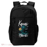 Family Vacation Retro Sunset Hawaii Kauai Backpack thumb 0