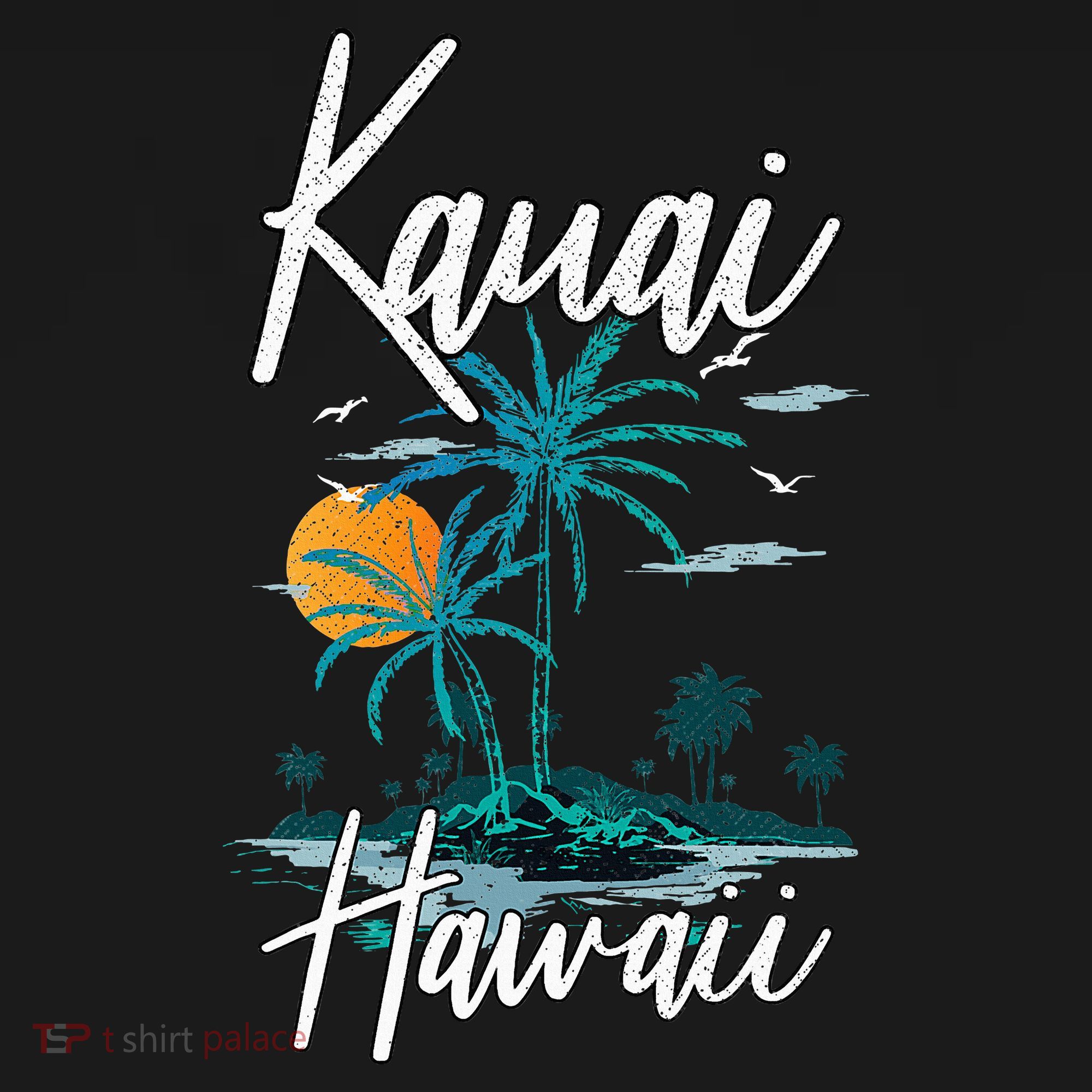 Family Vacation Retro Sunset Hawaii Kauai Women's Hoodie